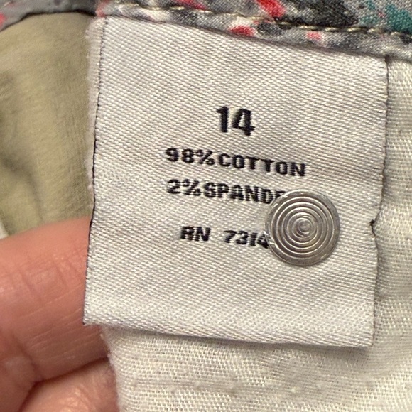 One 5 One Khaki Bermuda Utility Shorts 14 Y2K - Picture 6 of 7